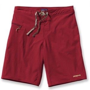 Patagonia Stretch Wavefarer Board Shorts- 10”- Brick Red